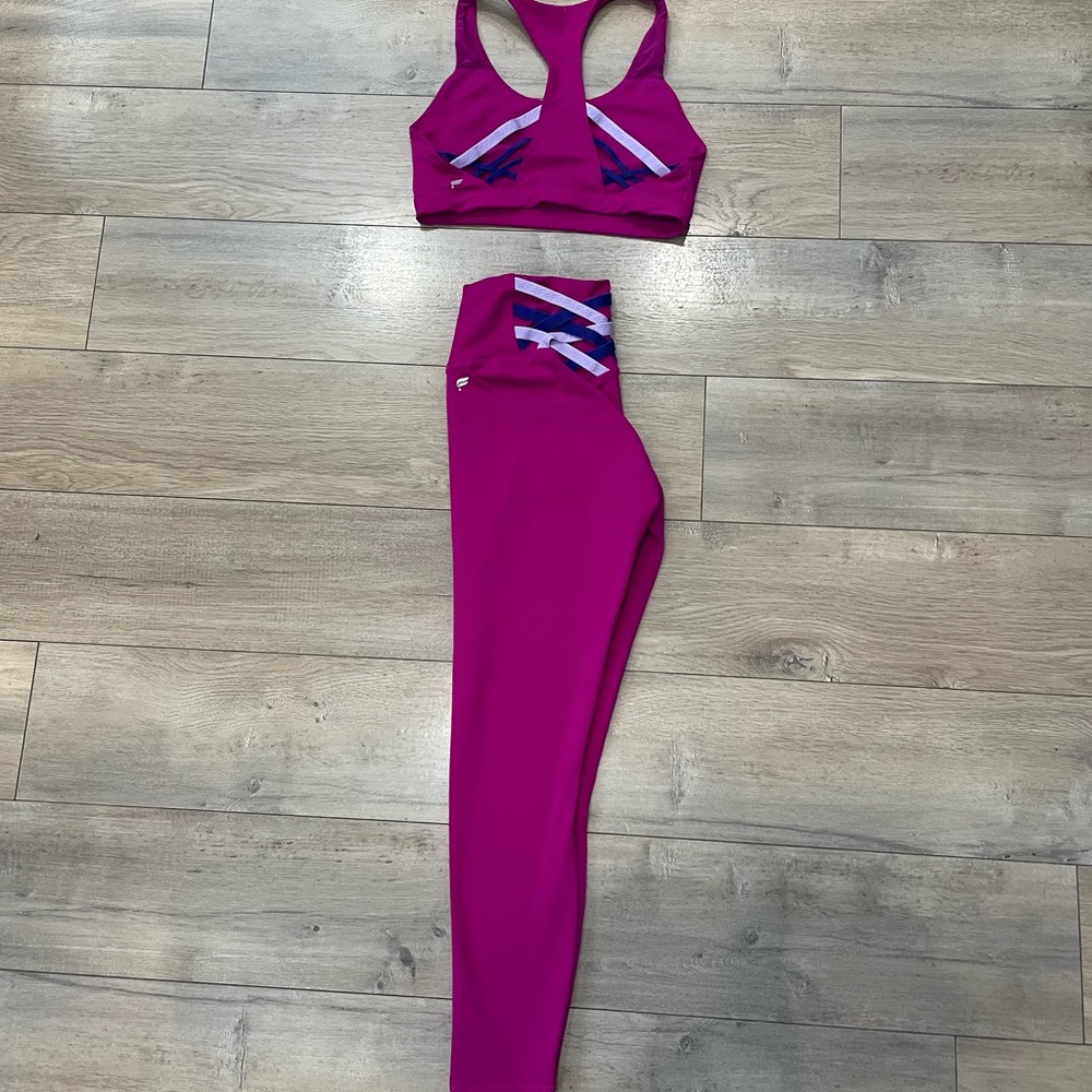 Fabletics bra and legging set